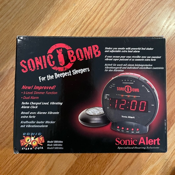 Other Sonic Bomb Alarm Clock Poshmark